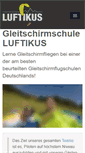 Mobile Screenshot of luftikus-flugschule.de